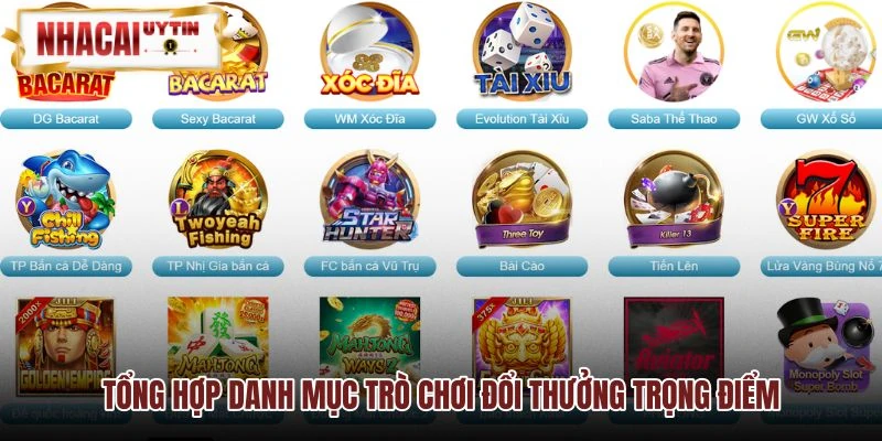 Tựa trò chơi nổi bật