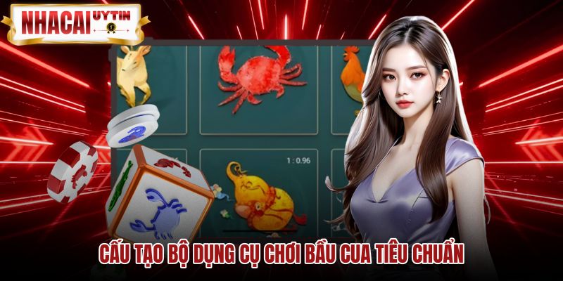 Bộ dụng cụ xúc xắc đĩa lắc và bàn cược Bầu cua