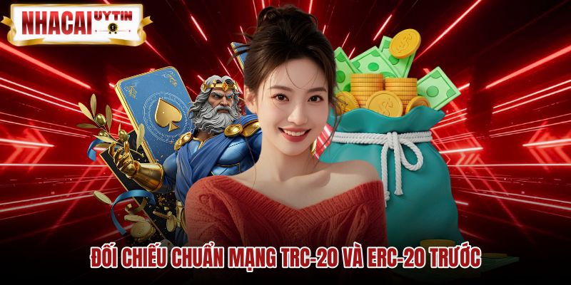 So sánh phí gas và tốc độ mạng TRC20 với ERC20