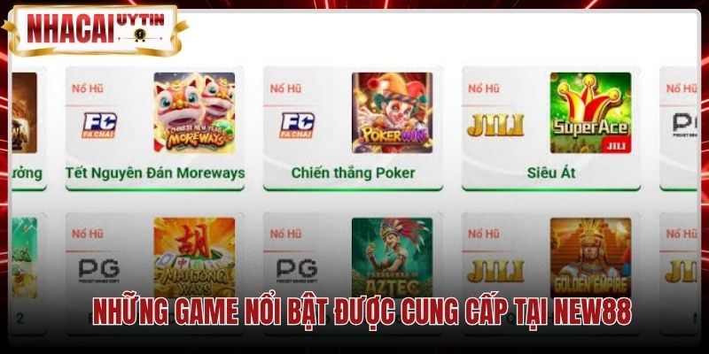 Kho sảnh cược thể thao cùng sòng bài trực tuyến New88