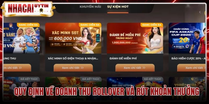 Yêu cầu rollover sv88 khuyến mại và tỷ lệ cược từng sảnh